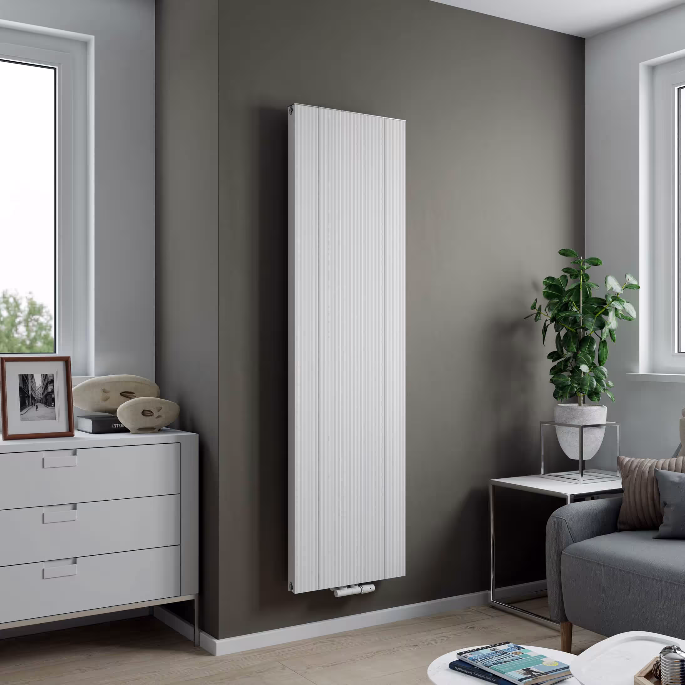 Aluminiumheizkörper Valeo 1800 mm x 500 mm 1233 Watt Mittenanschluss Weiß von der Marke Ximax Ximax Aluminiumheizkörper Valeo Mittenanschluss Weiß Typ Größe: 1800x500 mm aus der Kategorie Aluminium-Heizkörper mit der Artikelnr. 11641