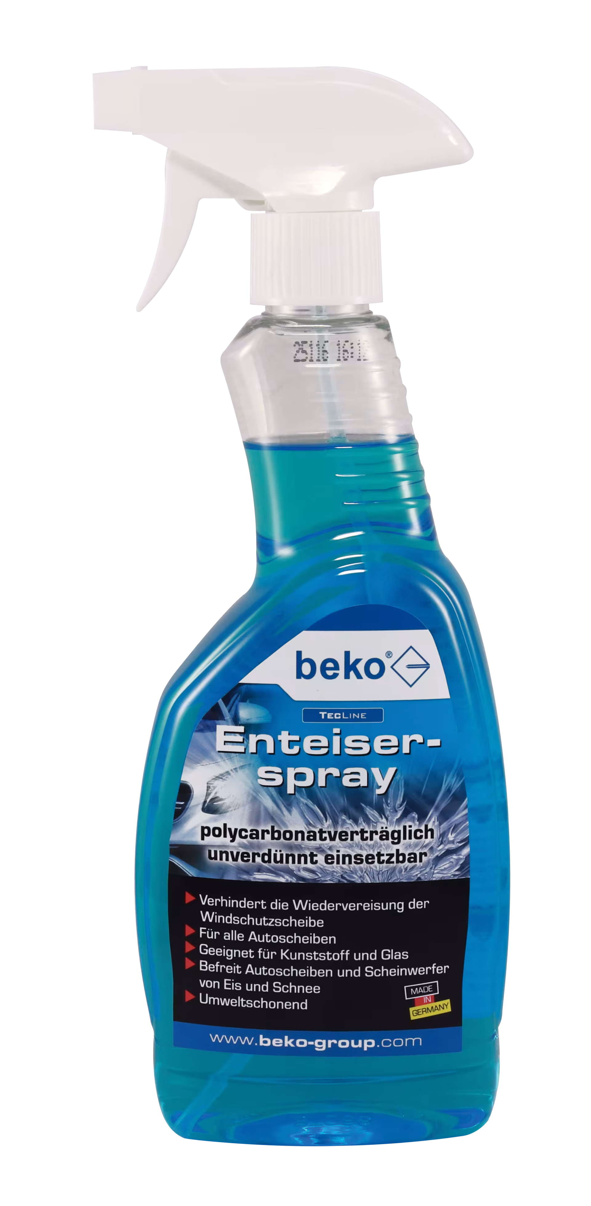 TecLine Enteiserspray Sprühflasche 500 ml aus der Kategorie KFZ Pflegemittel mit der Artikelnr. 299 5 0500