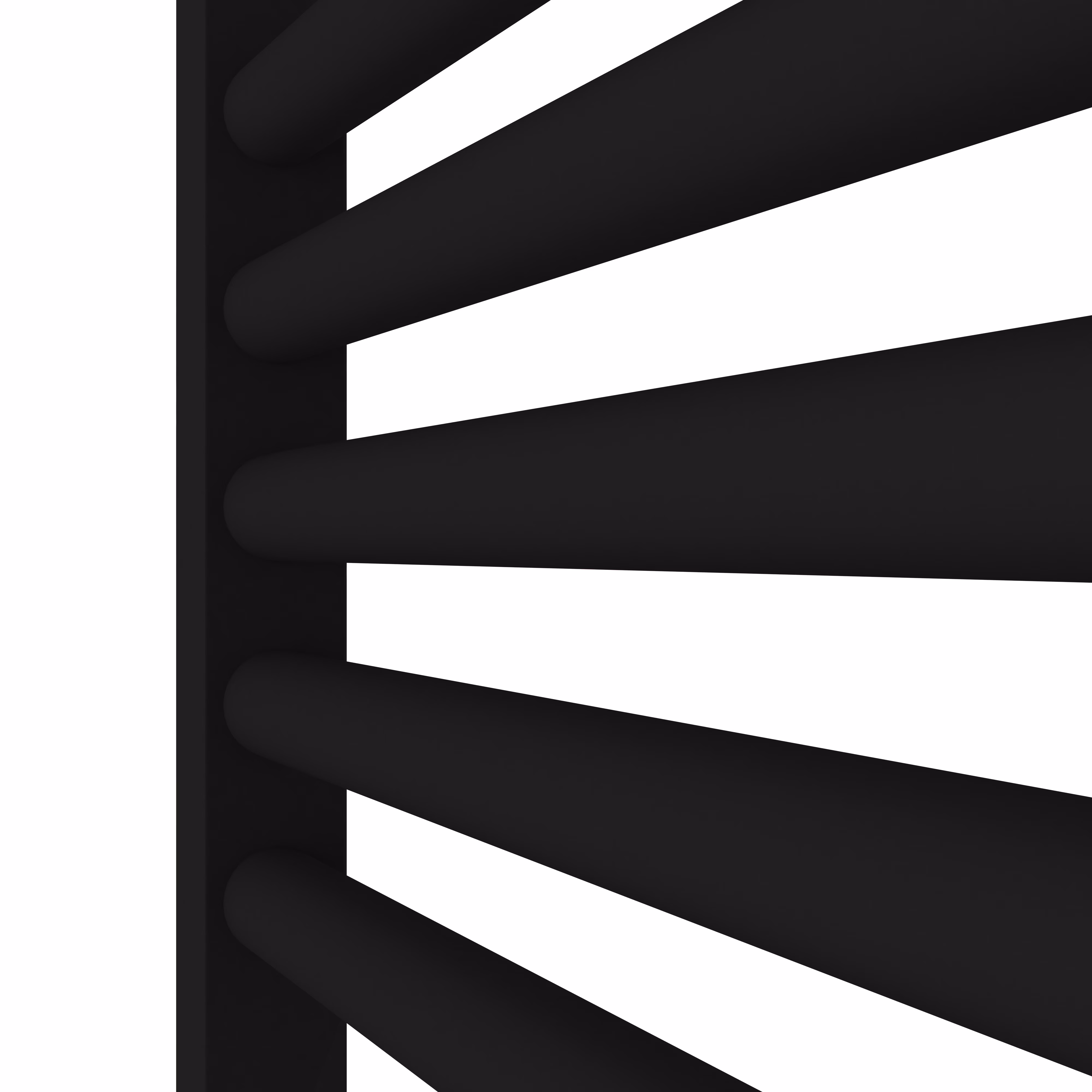 Ohne Text 3841990 MERT Badheizkörper Comfort M, schwarz gerade, 500x1200mm