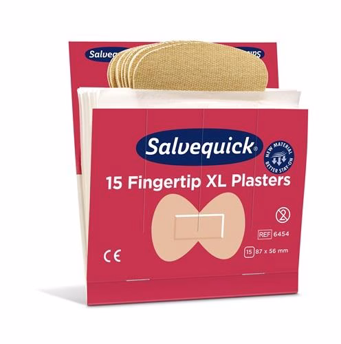 Pflasterstrips Salvequick elastisch 6 Nachfüllpack je 15 Stück SALVEQUICK