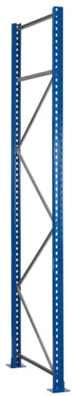 Palettenregal-Ständerahmen S645-B25, unmontiert, 6000x800 mm, blau/verzinkt aus der Kategorie Zubehör mit der Artikelnummer 46208