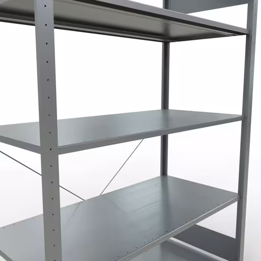 Produktbild Nr.7 des Artikels Stecksystem Grundregal 2000x1300x600 mm, Typ 150 kg, verzinkt aus der Produktreihe Stecksystem von der Marke Schulte Lagertechnik