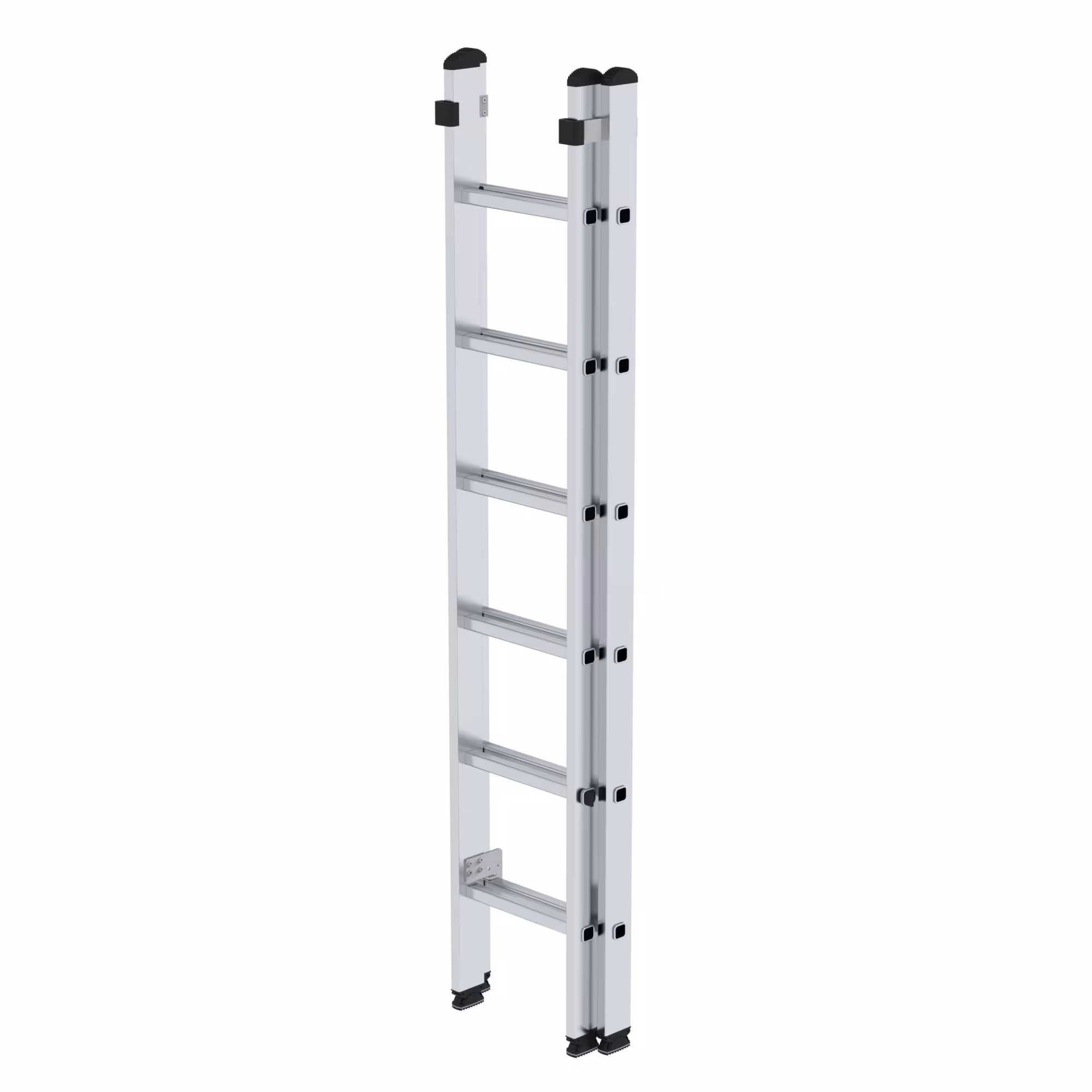 Sprossen-Schiebeleiter 2-teilig ohne Traverse 2x6 Sprossen von Munk mit der Artikelnr. 020206