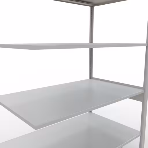 Anbauregal, Fachbodenregal Stecksystem MULTIplus150, 2500 x 1300 x 800 mm (HxBxT), 6 Fachböden, Längenriegel, RAL 7035 lichtgrau mit der Artikelnr. 32686-130-LR Anbauregal, Fachbodenregal Stecksystem MULTIplus150, 2500 x 1300 x 800 mm (HxBxT), 6 Fachböden, Längenriegel, RAL 7035 lichtgrau von Schulte Lagertechnik aus der Kategorie Stecksystem