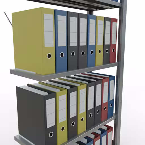 Produktbild Nr 11 des Artikels Anbauregal, Büro-Fachbodenregal Stecksystem MULTIplus85, 1800 x 750 x 300 mm (HxBxT), 5 Fachböden, Kreuzstrebe, verzinkt, ohne Anschlagleiste Abbildung Nr 11 des Artikels Anbauregal, Büro-Fachbodenregal Stecksystem MULTIplus85, 1800 x 750 x 300 mm (HxBxT), 5 Fachböden, Kreuzstrebe, verzinkt, ohne Anschlagleiste aus der Produktgruppe Büroregale von der Marke Schulte Lagertechnik