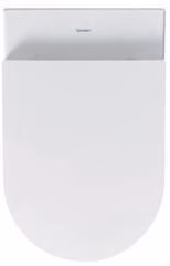 Detailbild 4042982 Duravit Wand-WC-Set ME by Starck, rimless, Durafix Tiefspüler, weiß, inklusive WC-Sitz mit Absenkautomatik