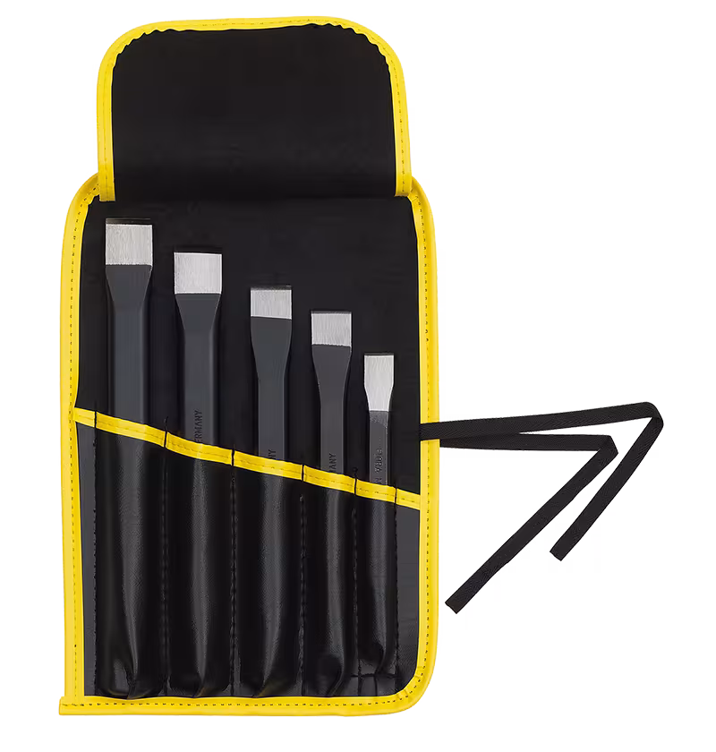 Meisselsatz in einer Kunststoff-Rolltasche, 5-teilig 260-S5 von ELORA Meisselsatz in einer Kunststoff-Rolltasche, 5-teilig, ELORA-260-S5 aus der Kategorie Schlagwerkzeuge mit der Artikelnr. 0260500056000