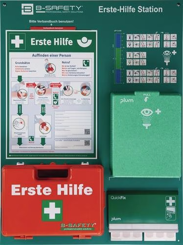 Erste Hilfe Station B800xH600xT150 circa mm Grün/Weiß B-SAFETY aus der Kategorie B-Safety mit der Teilenummer 4000387012