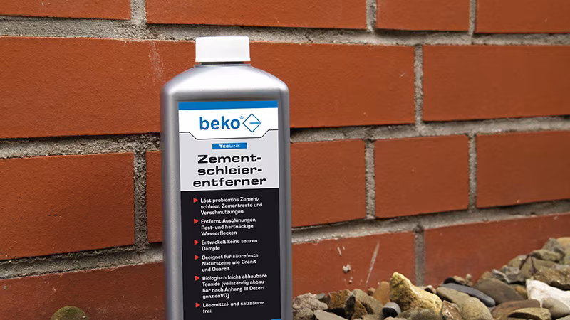 TecLine Zementschleierentferner 1 l Flasche Flasche, Schiefer, Ziegel
