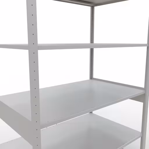 Stecksystem Grundregal 2500x1300x800 mm, Typ 150 kg, lichtgrau von der Marke Schulte Lagertechnik aus der Produktreihe Stecksystem