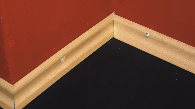 Sockelleistenschraube Liko vermessingt 3,5 x 50 mm, 1 Pack = 100 Stück Sperrholz, Holz, Drinnen, Innenarchitektur, Bodenbeläge