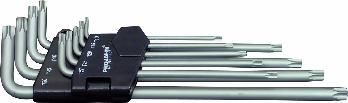 TX StiftSchlüssel Satz T10-T50 9tlg von der Marke PROJAHN aus der Produktreihe Handwerkzeuge