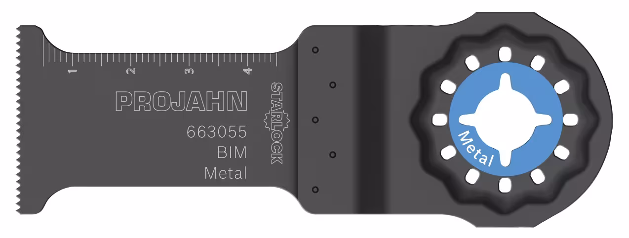 Tauchsägeblatt für Metall, BIM, Starlock, 32mm x 50mm, 5 VE von der Marke PROJAHN Tauchsägeblatt STARLOCK-Aufnahme für Metall Typ Variante: Tauchsägeblatt für Metall, BIM, Starlock, 32mm x 50mm, 5 VE aus der Kategorie Oszillierendes Sägeblatt mit der Artikelnr. 663055