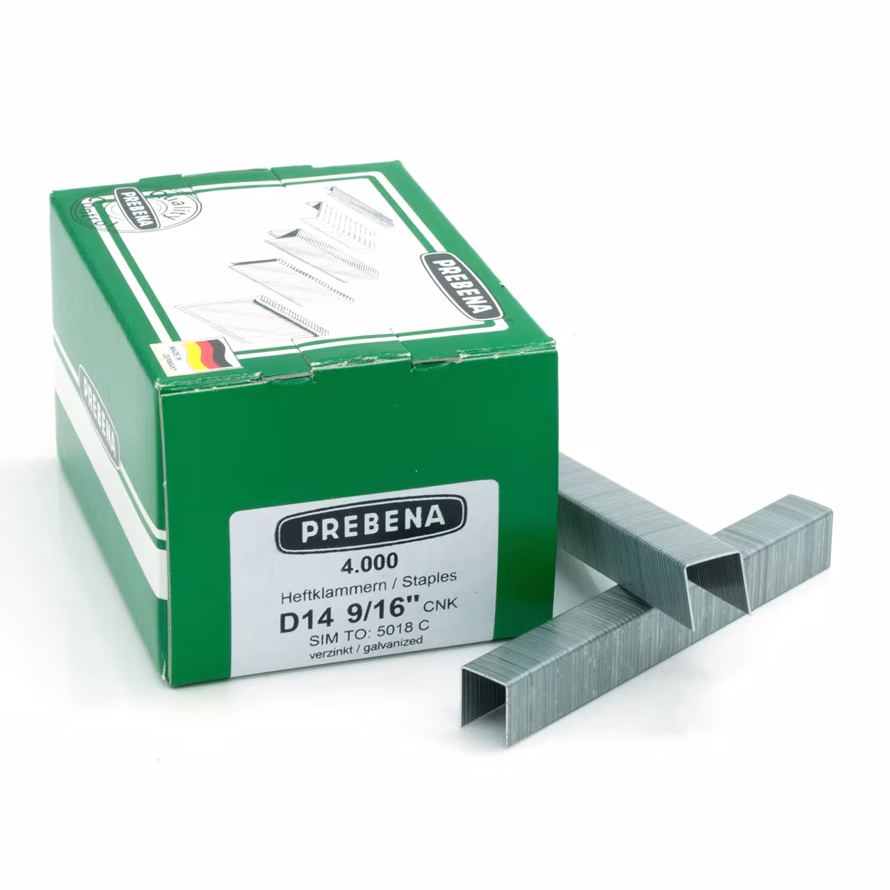 Heftklammern verzinkt Typ Ausführung: D14CNK Heftklammern verzinkt aus der Kategorie Tackerklammern & Nägel mit der Artikelnr. D14CNK