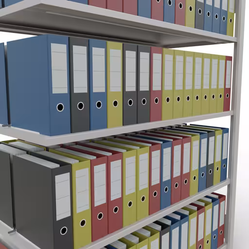 Produktbild Nr 12 des Artikels Anbauregal, Büro-Fachbodenregal Stecksystem MULTIplus150, 1800 x 1300 x 600 mm (HxBxT), 5 Fachböden, Längenriegel, mit Mittelanschlag, lichtgrau Abbildung Nr 12 des Artikels Anbauregal, Büro-Fachbodenregal Stecksystem MULTIplus150, 1800 x 1300 x 600 mm (HxBxT), 5 Fachböden, Längenriegel, mit Mittelanschlag, lichtgrau aus der Produktgruppe Büroregale von der Marke Schulte Lagertechnik