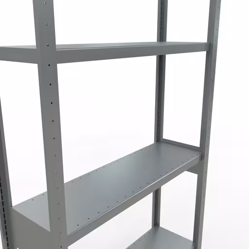 Produktbild Nr.13 des Artikels Grundregal, Fachbodenregal Stecksystem MULTIplus250, 3000 x 1000 x 300 mm (HxBxT), 7 Fachböden, Längenriegel, verzinkt aus der Produktreihe Stecksystem von der Marke Schulte Lagertechnik