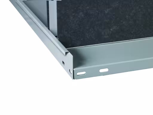 Abbildung Nr 7 des Artikels Anbauregal, Büro-Fachbodenregal Schraubsystem MULTIplus85, 2000 x 750 x 300 mm (HxBxT), 6 Fachböden, verzinkt, mit Anschlagleiste aus der Produktgruppe Büroregale von der Marke Schulte Lagertechnik