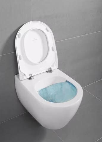 VILLEROY & BOCH Tiefspül-WC spülrandlos Subway 2.0 5614R0 370x560mm Oval Weiß Alpin