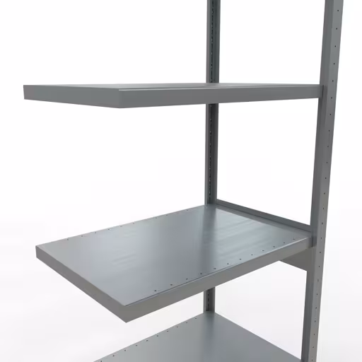 Abbildung Nr 13 des Artikels Anbauregal, Fachbodenregal Stecksystem MULTIplus250, 2500 x 750 x 500 mm (HxBxT), 6 Fachböden, Längenriegel, verzinkt aus der Produktgruppe Stecksystem von der Marke Schulte Lagertechnik