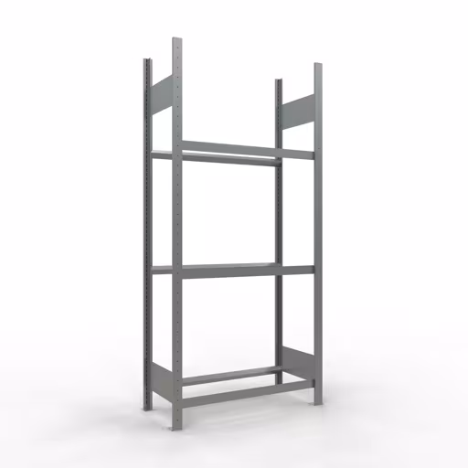 Grundregal, Räder-/Reifenregal, 2000 x 900 x 400 mm (HxBxT), verzinkt, 3 Lagerebenen á 150 kg Fachlast pro Ebene aus der Kategorie Autoteilelagerung mit der Artikelnummer 13820