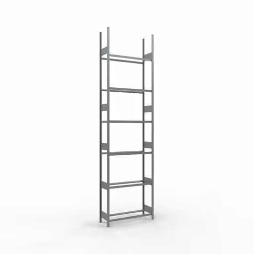 Grundregal, Räder-/Reifenregal, 4500 x 1200 x 400 mm, verzinkt, 6 Lagerebenen á 150 kg Fachlast pro Ebene aus der Kategorie Autoteilelagerung mit der Artikelnummer 20784