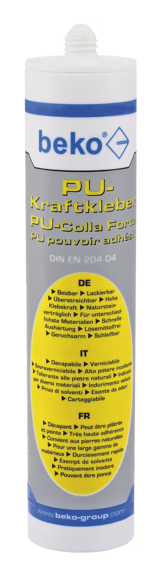 beko PU-Kraftkleber 310 ml beige aus der Kategorie PU-Klebstoffe & Hybridklebstoffe mit der Artikelnr. 260 100 300