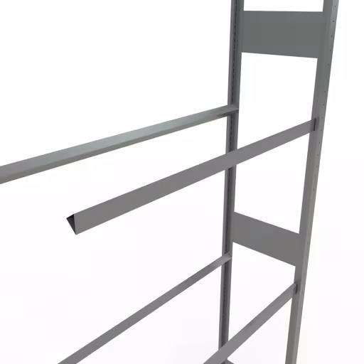 Abbildung Nr 12 des Artikels Anbauregal, Räder-/Reifenregal, 4500 x 1150 x 400 mm, verzinkt, 6 Lagerebenen á 150 kg Fachlast pro Ebene aus der Produktgruppe Fachbodenregale von der Marke Schulte Lagertechnik
