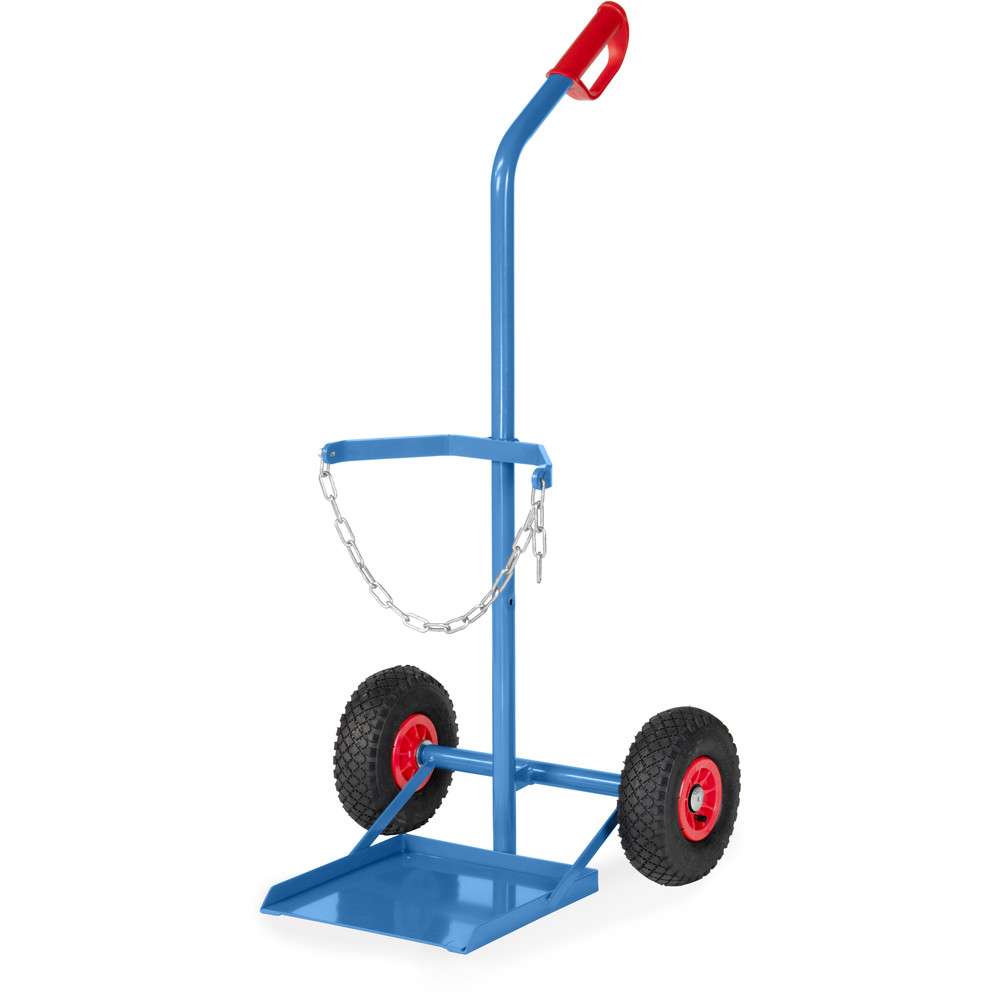 Stahlflaschenkarre 51318L Luftibereifung