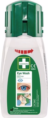Augenspülflasche 235ml 4,5 Jahre CEDERROTH aus der Kategorie Augenduschen und Augenspülungen mit der Teilenummer 4000326110