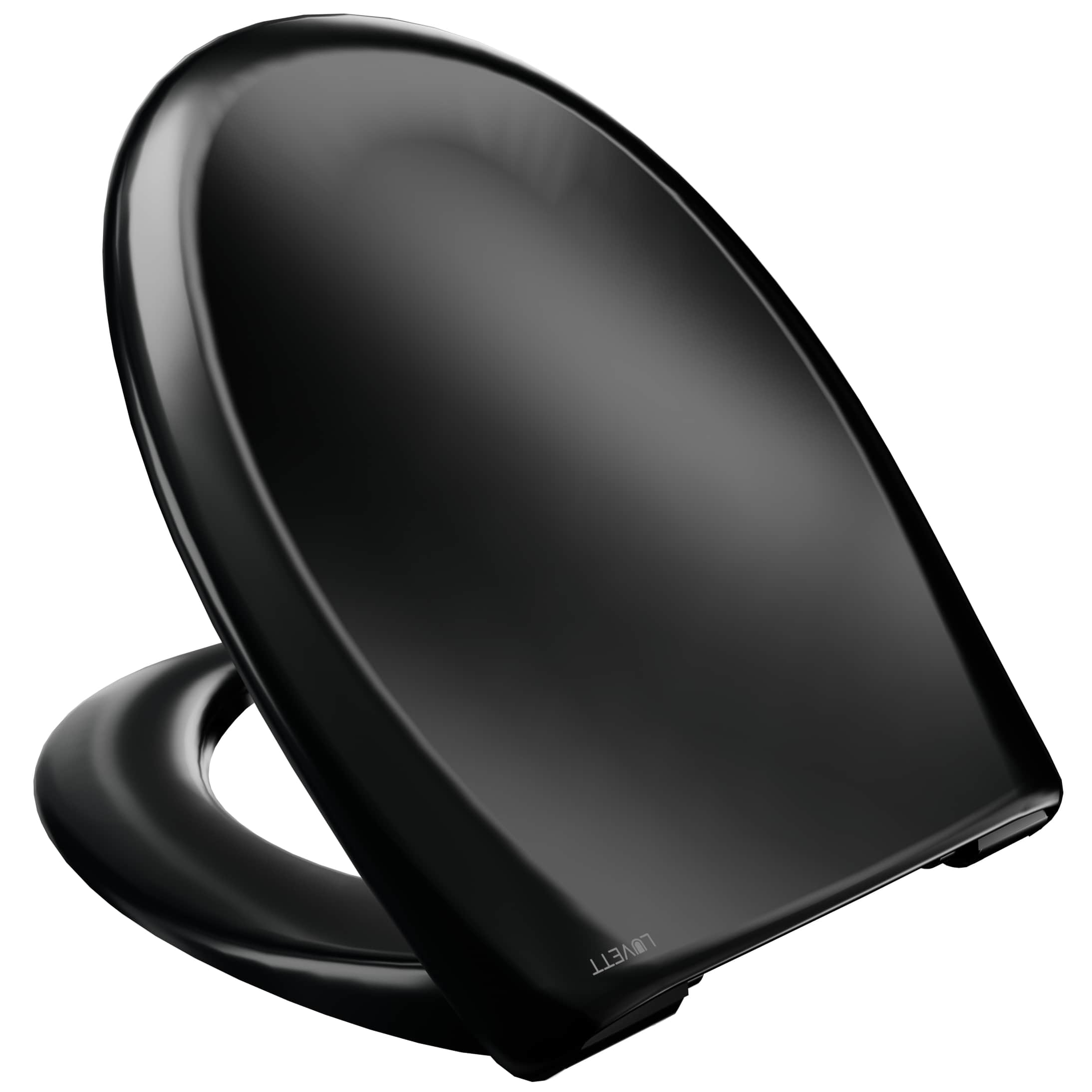 WC-Sitz C770 Schwarz oval mit Absenkautomatik Typ Material: Duroplast aus der Kategorie WC/Toiletten mit der Artikelnr. 539726