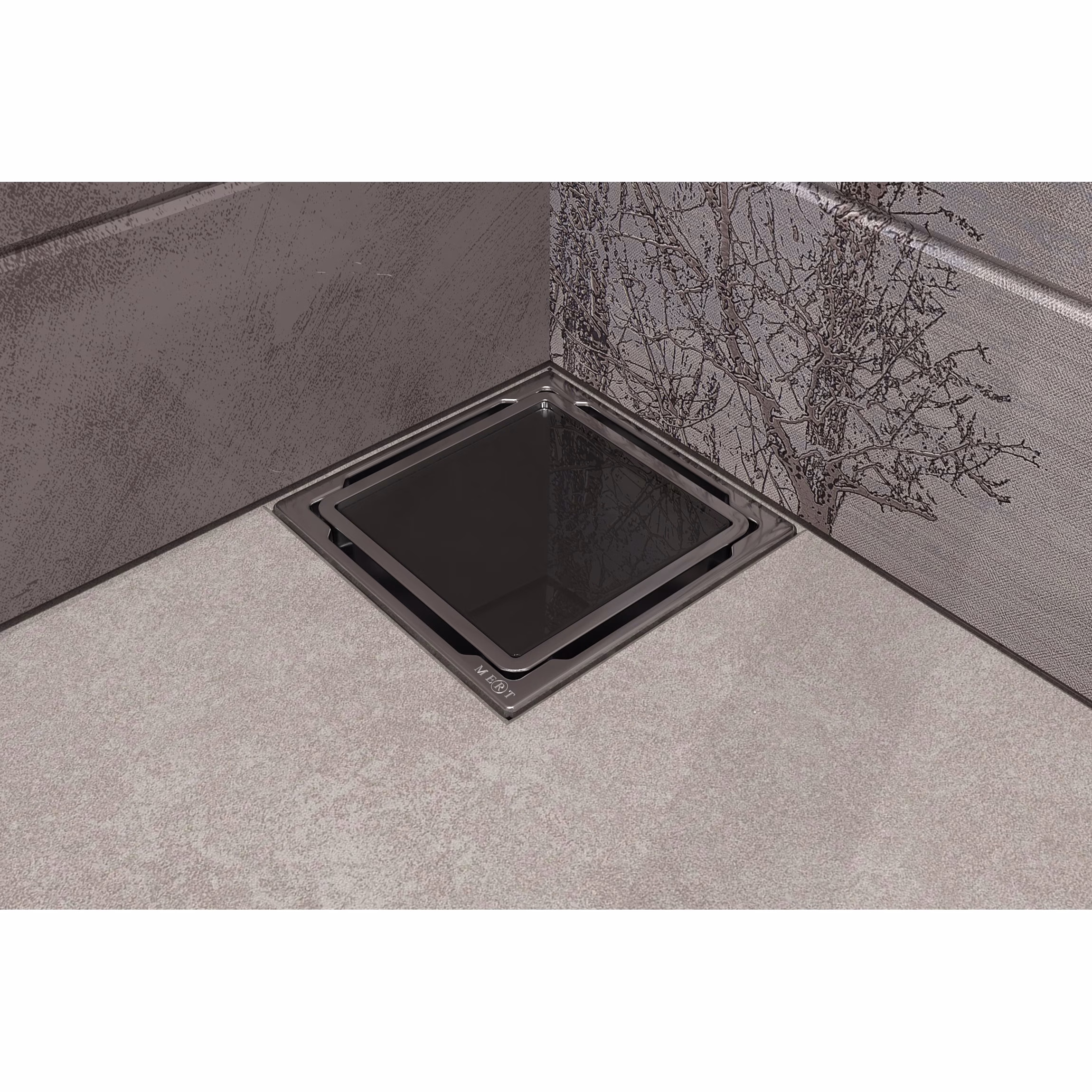 Mert Flach Bodenablauf mit Abdeckung Edelstahl