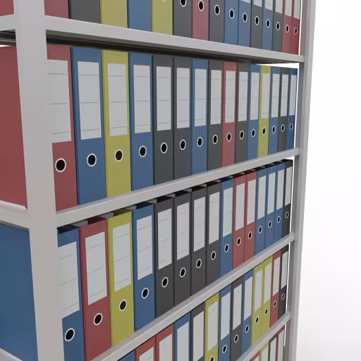 Produktbild Nr 13 des Artikels Grundregal, Büro-Fachbodenregal Stecksystem MULTIplus85, 2300 x 1300 x 300 mm (HxBxT), 7 Fachböden, Kreuzstrebe, mit Anschlagleiste, lichtgrau Abbildung Nr 13 des Artikels Grundregal, Büro-Fachbodenregal Stecksystem MULTIplus85, 2300 x 1300 x 300 mm (HxBxT), 7 Fachböden, Kreuzstrebe, mit Anschlagleiste, lichtgrau aus der Produktgruppe Büroregale von der Marke Schulte Lagertechnik