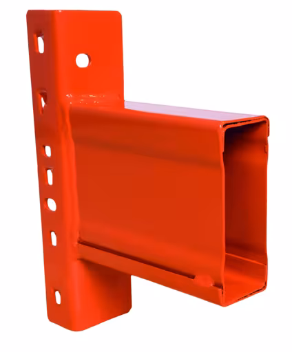 Palettenregal-Holmpaar 3.600 mm, EGN-DUO 165x50x1,8 mm (HxBxT), Belastbarkeit 4.000 kg / Holmpaar, orange von der Marke Schulte Lagertechnik aus der Produktreihe Palettenregale