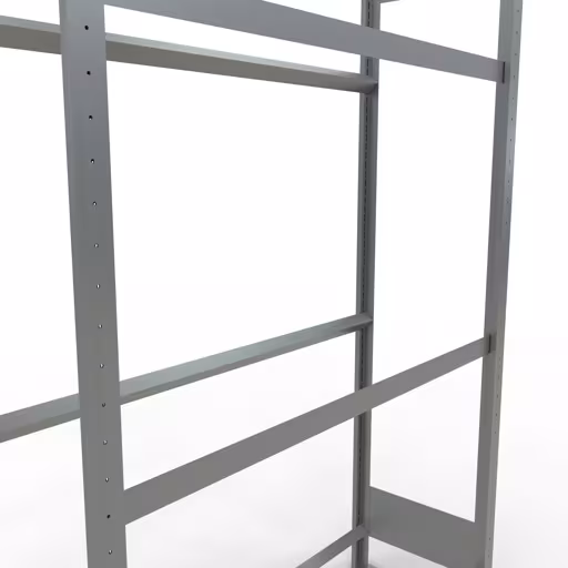Grundregal, Räder-/Reifenregal, 2000 x 1200 x 400 mm (HxBxT), verzinkt, 3 Lagerebenen á 150 kg Fachlast pro Ebene von Schulte Lagertechnik mit der Artikelnr. 20778