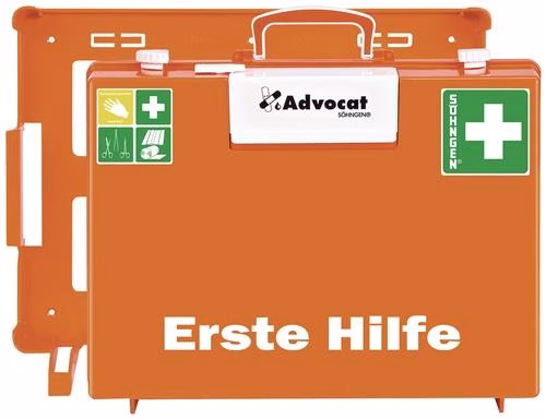 Erste Hilfe Koffer Advocat B400xH300xT150 circa mm orange SÖHNGEN von der Marke Söhngen Erste Hilfe Koffer Advocat B400xH300xT150 circa mm orange SÖHNGEN aus der Kategorie Söhngen mit der Teilenummer 4000386002