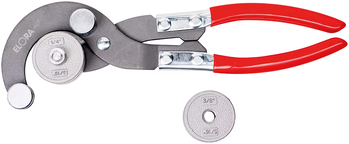 Rohrbiegezange für Rohre ø 4,75-10 (3/16"-1/4"), ELORA-407 aus der Kategorie Wasserpumpen- und Rohrzangen mit der Artikelnr. 0407000001000