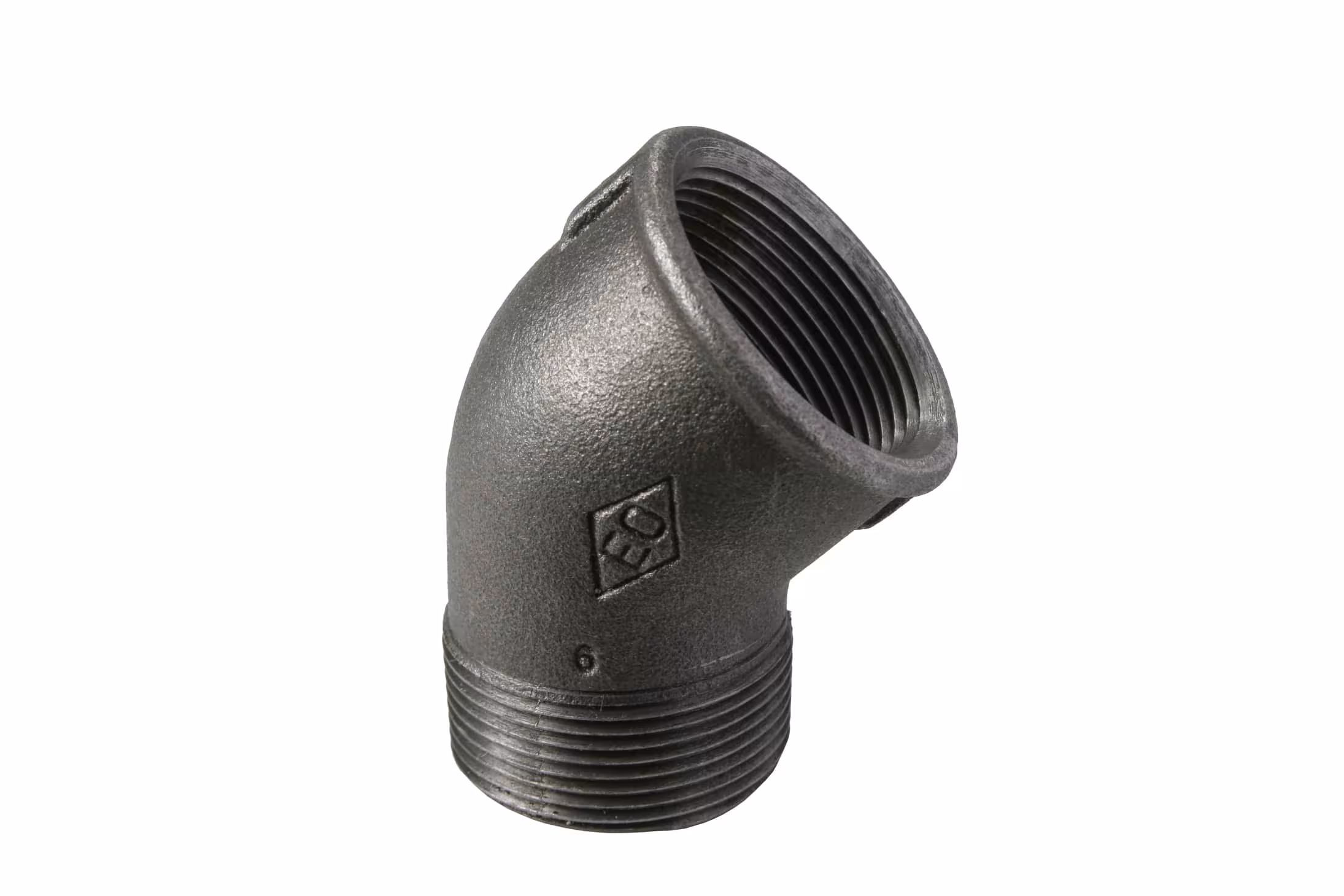 ATUSA Temperguss Winkel Nr.121 i/A 45Grad Typ Oberfläche: schwarz/ unverzinkt aus der Kategorie Tempergußfittings mit der Artikelnr. 12101006