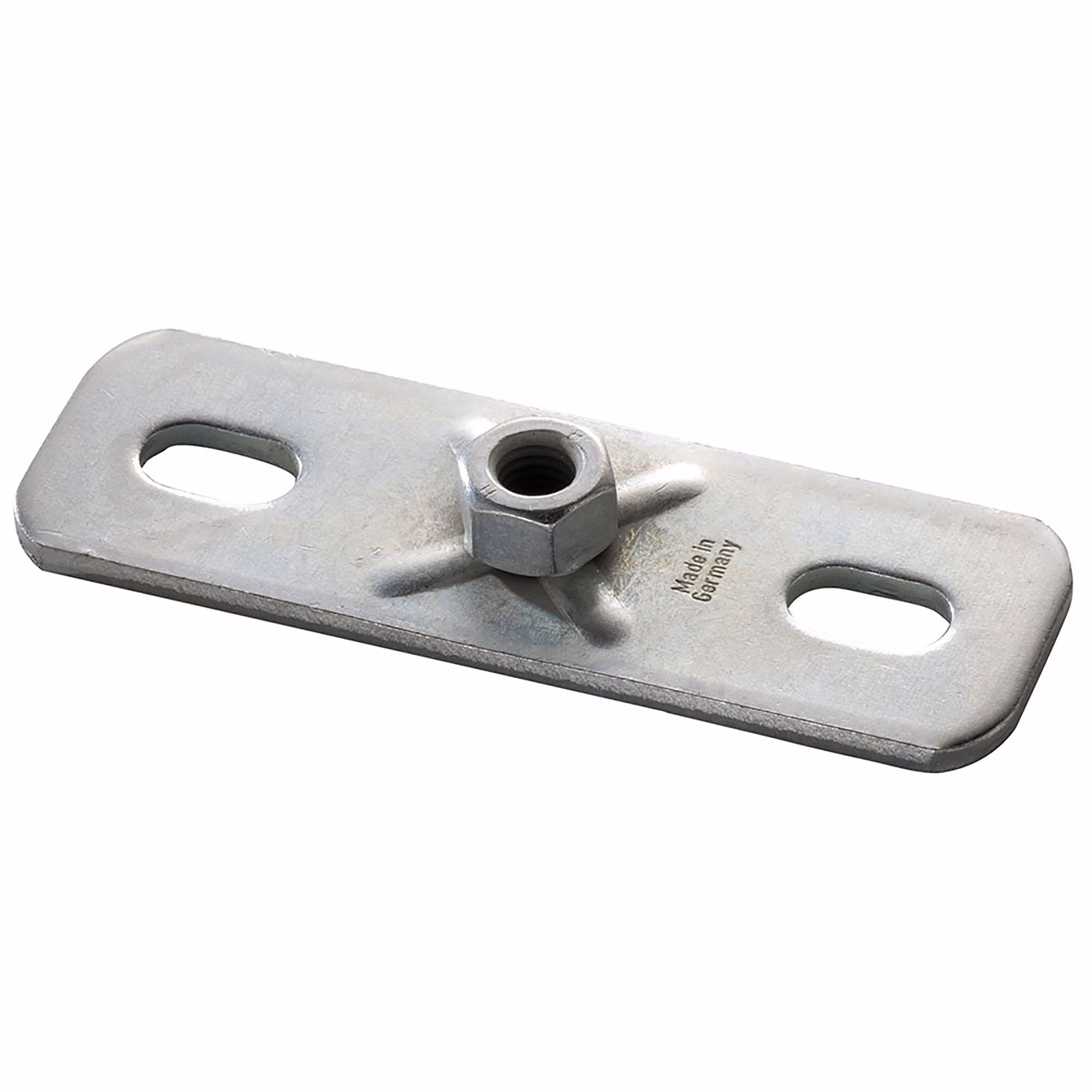 10 Stück - Grundplatte Größe 120x40x4mm M8/10 widerstandsgeschweißt verzinkt von der Marke Fixotec Fixotec Grundplatten 80x30 und 120x40 verzinkt aus der Kategorie Montageteile mit der Teilenummer 171195, Gerät, Klammer, Werkzeug, Gerät, Klammer, Werkzeug