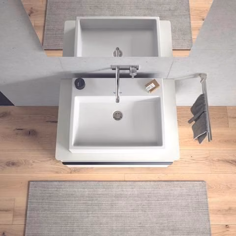 Detailbild 4059769 Duravit C.1 Einhebel-Waschtischmischer, Unterputz Auslauf 225 mm, ohne Zugstange, Chrom Hansgrohe