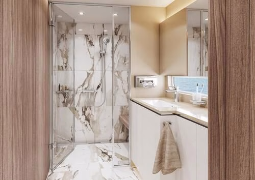 Hansgrohe Einhebel-Waschtischmischer 110 TALIS E Nennweite 15 CoolStart mit Garnitur G 1 1/4 Zoll chrom