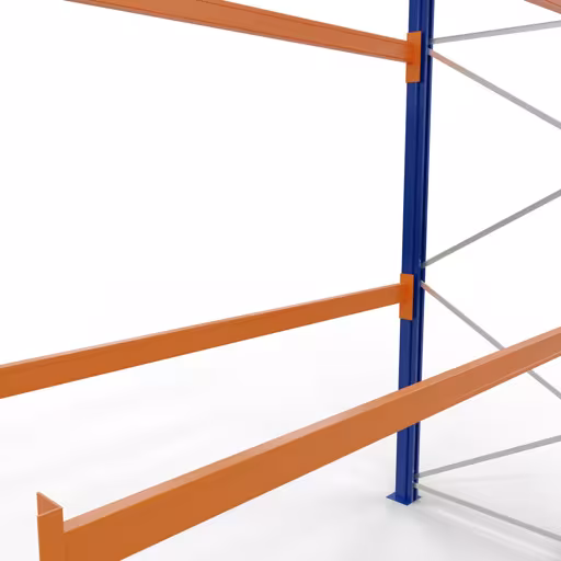 Produktbild Nr 9 des Artikels Palettenanbauregal 1 Feld 2700 mm - 4000x1100mm,HxT,4 Holme (3000kg) Abbildung Nr 9 des Artikels Palettenanbauregal 1 Feld 2700 mm - 4000x1100mm,HxT,4 Holme (3000kg) aus der Produktgruppe Palettenregale von der Marke Schulte Lagertechnik