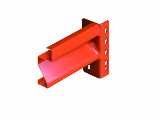 W 100-Holm Typ ZG 85, 2140 mm, orange von Schulte Lagertechnik aus der Kategorie Weitspannregale