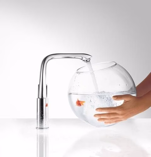 Detailbild 3971289 Hansgrohe Einhebel-Waschtischmischer METRIS 230 Nennweite 15 mit Schwenkauslauf Zugstangen-Ablaufgarnitur G 1 1/4 Zoll chrom