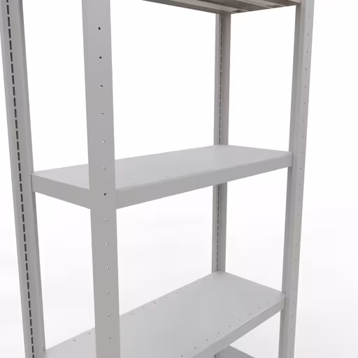 Abbildung Nr 15 des Artikels Grundregal, Fachbodenregal Stecksystem MULTIplus250, 2000 x 750 x 300 mm (HxBxT), 5 Fachböden, Längenriegel, RAL 7035 lichtgrau aus der Produktgruppe Stecksystem von der Marke Schulte Lagertechnik