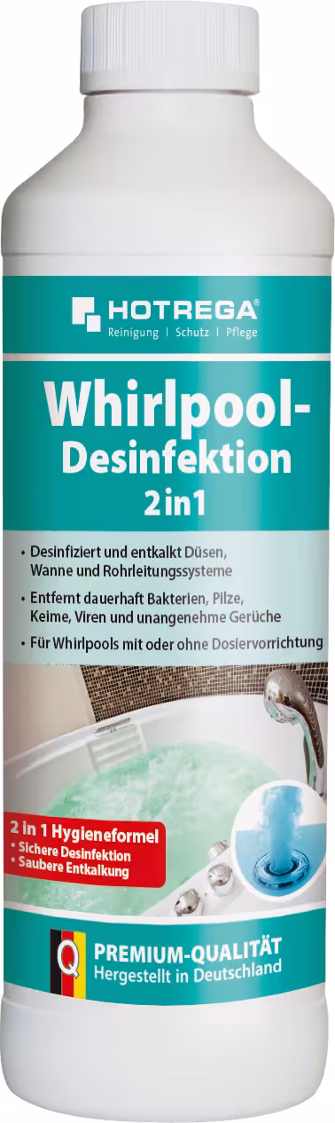 2Whirlpool-Desinfektion 2 in 1 | HOTREGA® aus der Kategorie Sanitärreiniger mit der Artikelnummer H150200