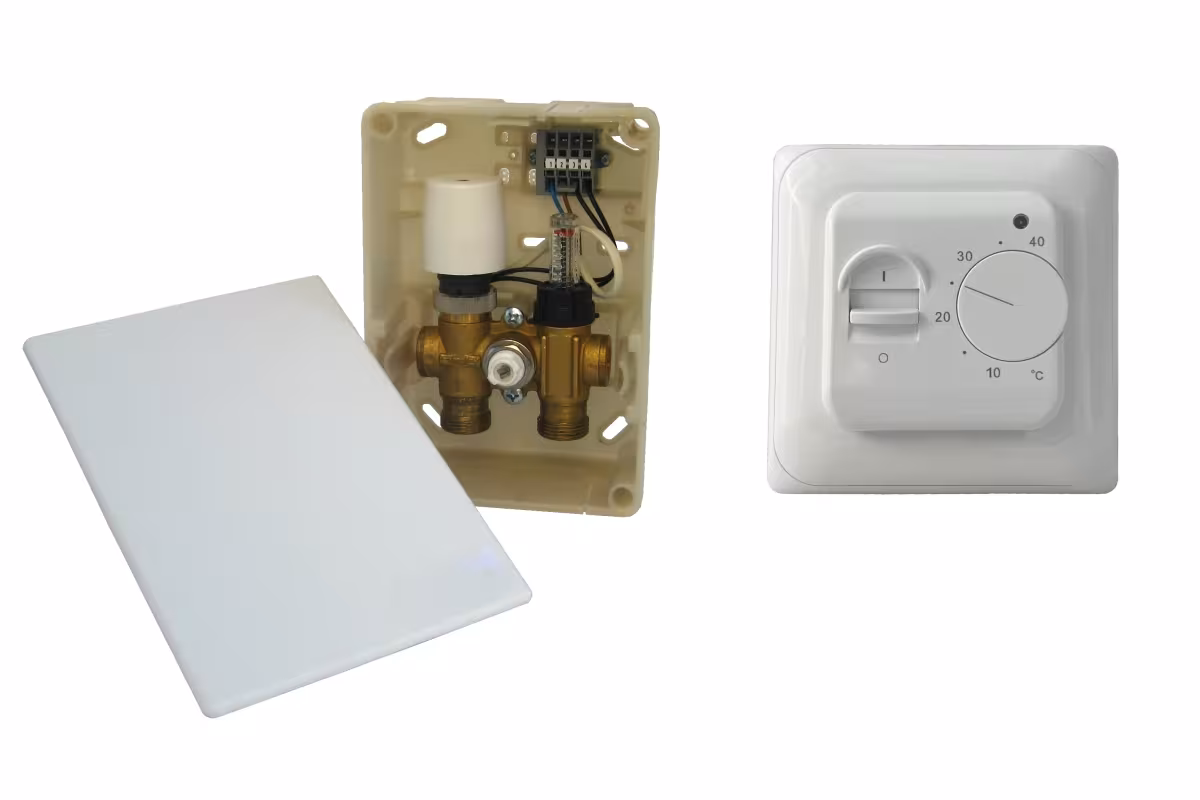 HoWaTech E-Regelbox Standard | elektrische Temperaturbegrenzung für Warmwasser Fußbodenheizung aus der Kategorie Fußbodenheizungs-Regelung  & Elektrik mit der Artikelnummer 902056