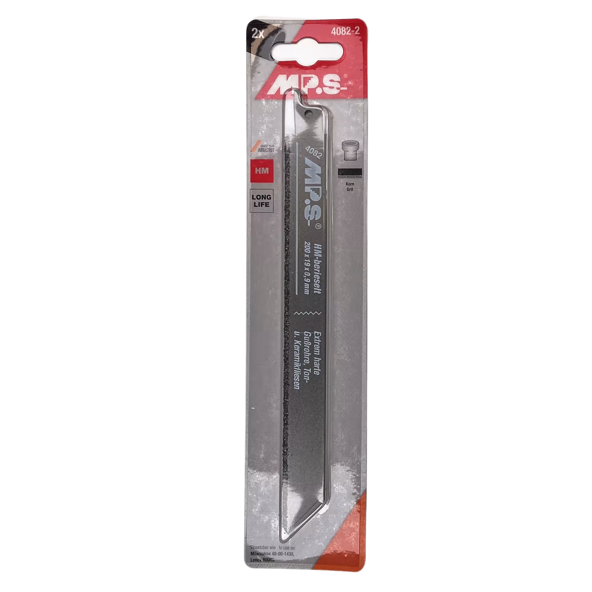 hartmetall-berieseltes Säbelsägeblatt GL 200/VL 180mm, ZT Korn von MPS aus der Kategorie Maschinenzubehör