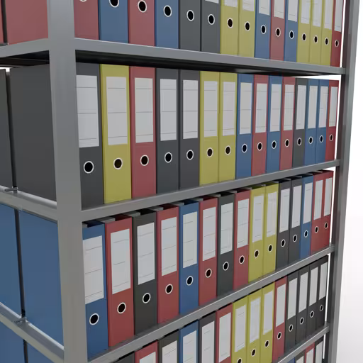 Produktbild Nr 14 des Artikels Grundregal, Büro-Fachbodenregal Stecksystem MULTIplus150, 2300 x 1300 x 600 mm (HxBxT), 7 Fachböden, Längenriegel, verzinkt, mit Mittelanschlag Abbildung Nr 14 des Artikels Grundregal, Büro-Fachbodenregal Stecksystem MULTIplus150, 2300 x 1300 x 600 mm (HxBxT), 7 Fachböden, Längenriegel, verzinkt, mit Mittelanschlag aus der Produktgruppe Büroregale von der Marke Schulte Lagertechnik