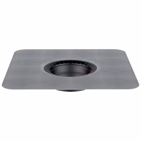 Flavent Pro Flansch mit Kunststoffmanschette Typ Ausführung: Renolit Alkortec D schiefergrau aus der Kategorie Dachdurchgänge isoliert mit der Artikelnr. KF7722-91