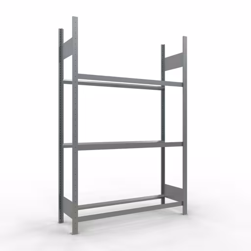 Grundregal, Räder-/Reifenregal, 2000 x 1300 x 400 mm (HxBxT), verzinkt, 3 Lagerebenen á 150 kg Fachlast pro Ebene aus der Kategorie Autoteilelagerung mit der Artikelnummer 13906